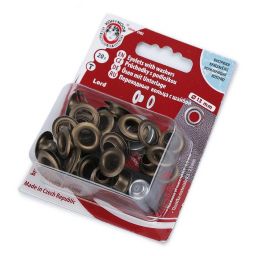 Průchodky 7x5x13 O13mm mosazné