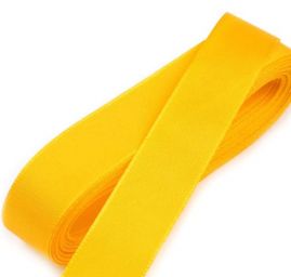 Stuha taftová šíře 15mm žlutá