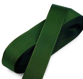 Stuha taftová šíře 20mm tm.zelená