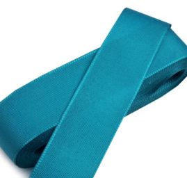 Stuha taftová šíře 25mm tyrkysová