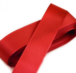 Stuha taftová šíře 25mm červená