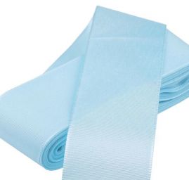 Stuha taftová šíře 40 mm sv. modrá