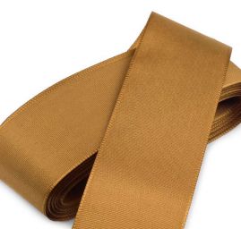 Stuha taftová šíře 40 mm hnědá