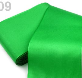 Stuha taftová šíře 72mm zelená