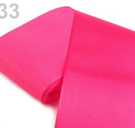 Stuha taftová šíře 72mm sytě růžová