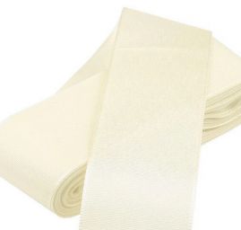 Stuha taftová šíře 40 mm smetanová