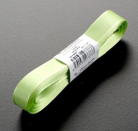 Stuha taftová šíře 15mm zelená limetková