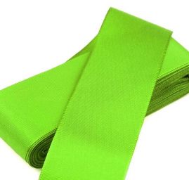 Stuha taftová šíře 40 mm sv.zelená limetková