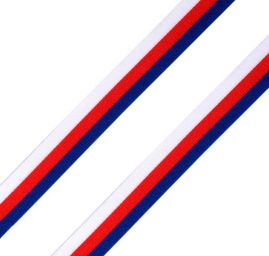 Stuha taft trikolora 1cm ČR