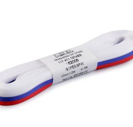 Stuha taft trikolora 1cm ČR