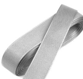 Stuha taftová šíře 15mm světle šedá