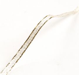 Stuha lurex zlatá šíře 3mm