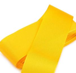Stuha taftová šíře 52 mm žlutá