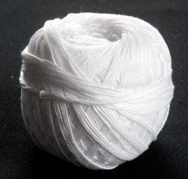 Sněhurka bavlněná příze bílá