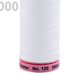 Nit polyesterová bílá návin 500 m Aspo Amann