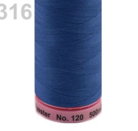 Nit polyesterová černá návin 500 m Aspo Amann