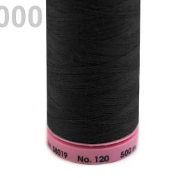 Nit polyesterová černá návin 500 m Aspo Amann