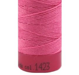 Nitě jeans 30×3 tex, 100% PES, návin 30 m, sytě růžová