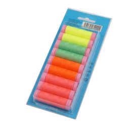 Nitě polyesterové návin 100m Aspo Amann neon žlutozelená