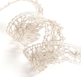 Krajka lemovací lněná šíře 22mm