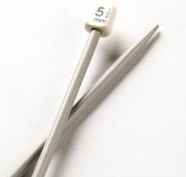 Pletací jehlice kovové 35 cm, vel. 5,5 PONY