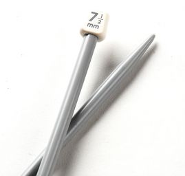 Pletací jehlice plastové 35 cm, vel. 7,5 PONY