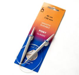 Kruhové jehlice, 40 cm, vel. 7,5 PONY