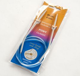 Kruhové jehlice, 80 cm, vel. 4 PONY