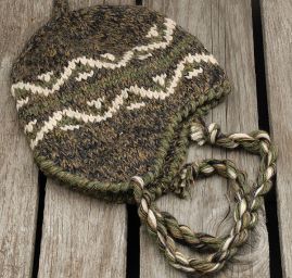 Ručně pletená čepice Marlen "špička"