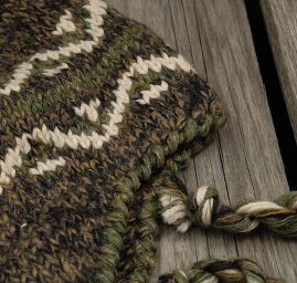 Ručně pletená čepice Marlen "špička"