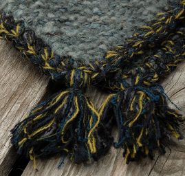 Ručně pletená čepice Marlen "helmička" 