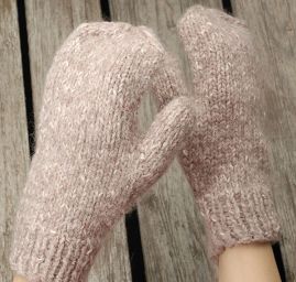 Pletené rukavice Marlen světle šedé