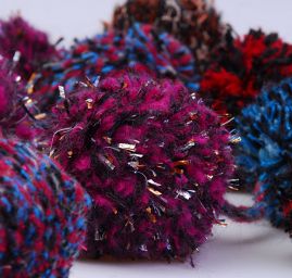 Efektní bambulková šála Marlen mix barev