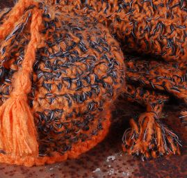 Háčkovaná čepice a šála Marlen