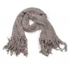 Šála MarLen ručně pletená růžovošedá