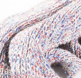 Šála pletená MarLen modrofialový  melír