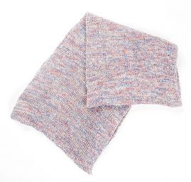 Šála pletená MarLen modrofialový  melír