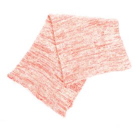 Šála pletená MarLen červenosmetanový melír