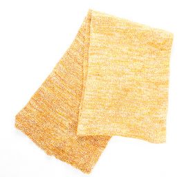 Šála pletená MarLen žlutohnědý melír