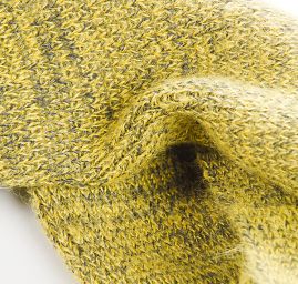 Šála pletená MarLen zelenočerný melír