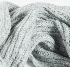 Šála pletená MarLen světlemodrošedý melír