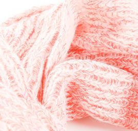 Šála pletená MarLen červenosmetanový melír