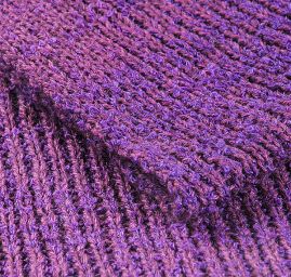 Šála pletená MarLen fialový melír