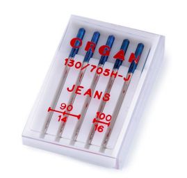 Strojové jehly ORGAN Jeans mix 90/14-100/16