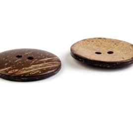 Knoflík kokos oboustranný  62 mm