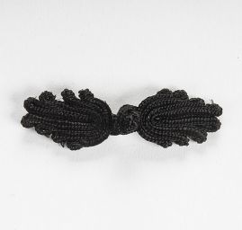 Japonské zapínání list černý