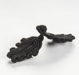 Japonské zapínání list černý