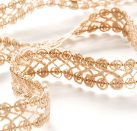 Prýmek lemovka rustikální širší juta