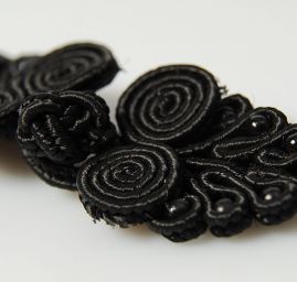 Japonské zapínání "knoflík" malé s korálky