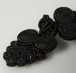 Japonské zapínání "knoflík" malé s korálky